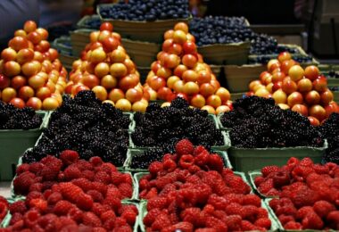 produits locaux dans un marché